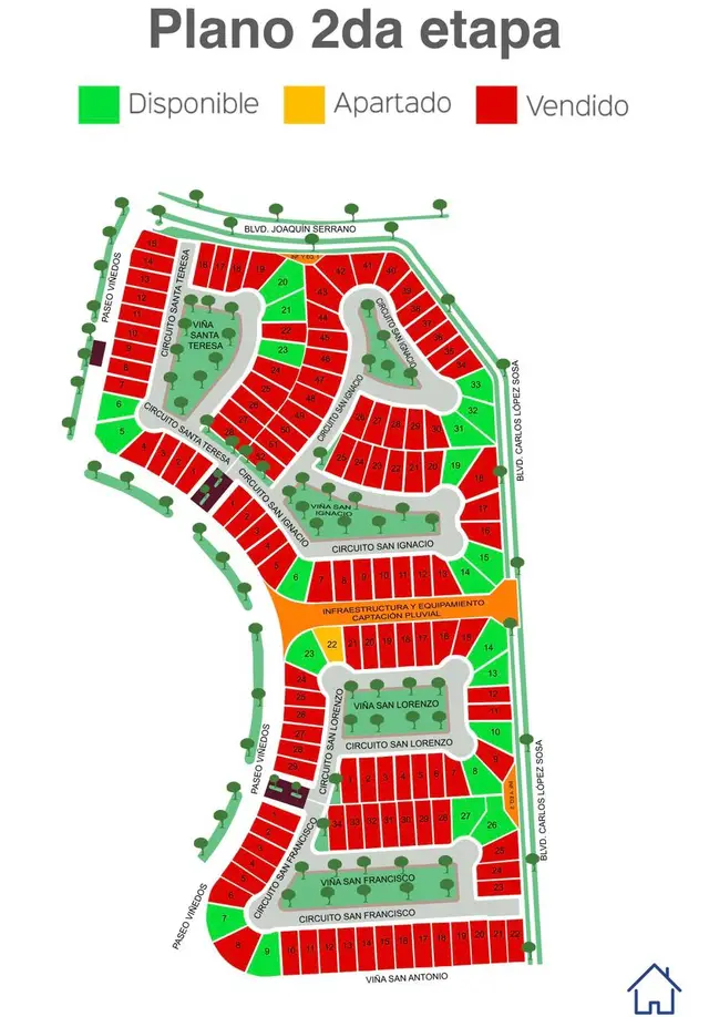 Terreno en venta en Los Viñedos, Torreón · Modelo Viña Santa Teresa — foto 10