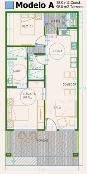 Casa en venta en El Fontanal, Torreón · Modelo A y B — foto 6
